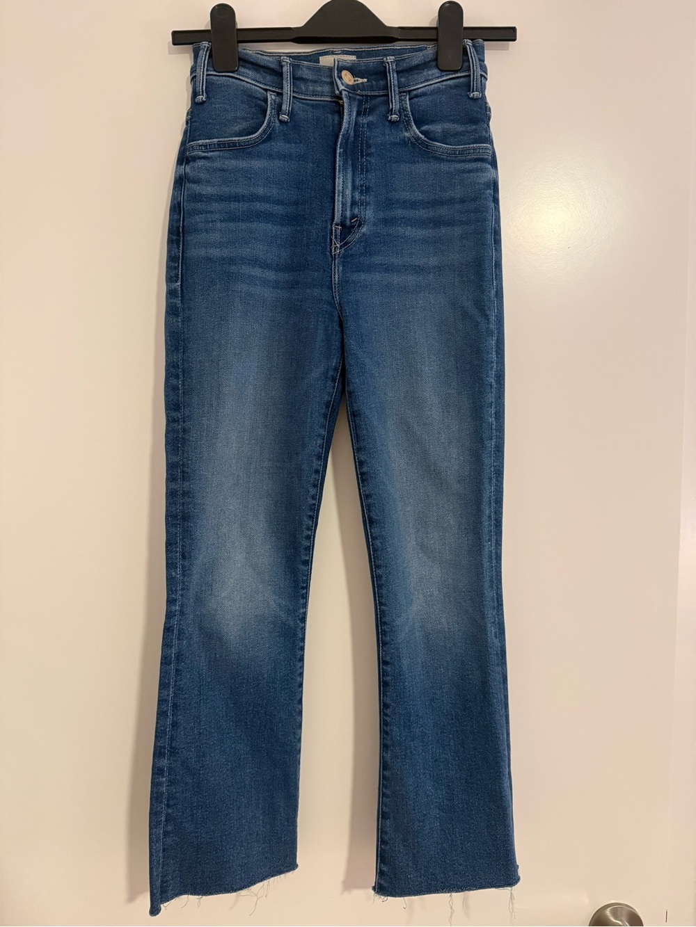 MOTHER Hustler Ankle Fray Jean